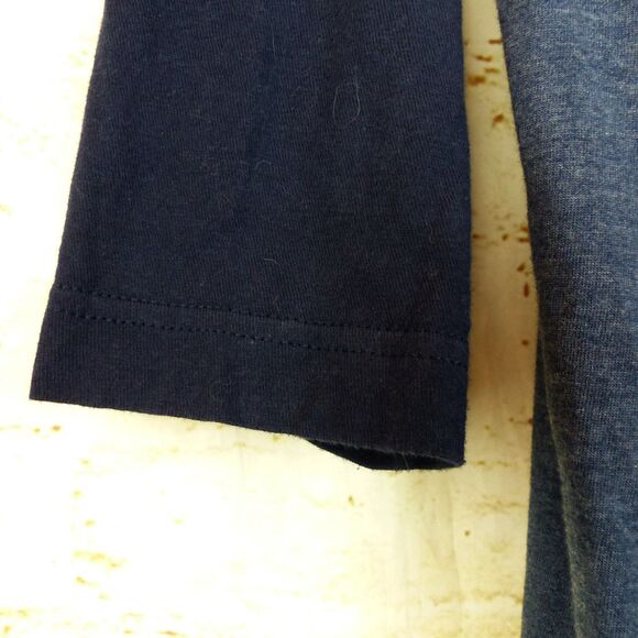 Styx Renegade 2018 Tour Shirt Men S Blue 3/4 Sleeve Raglan Baseball Graphic Tee - Picture 7 of 11